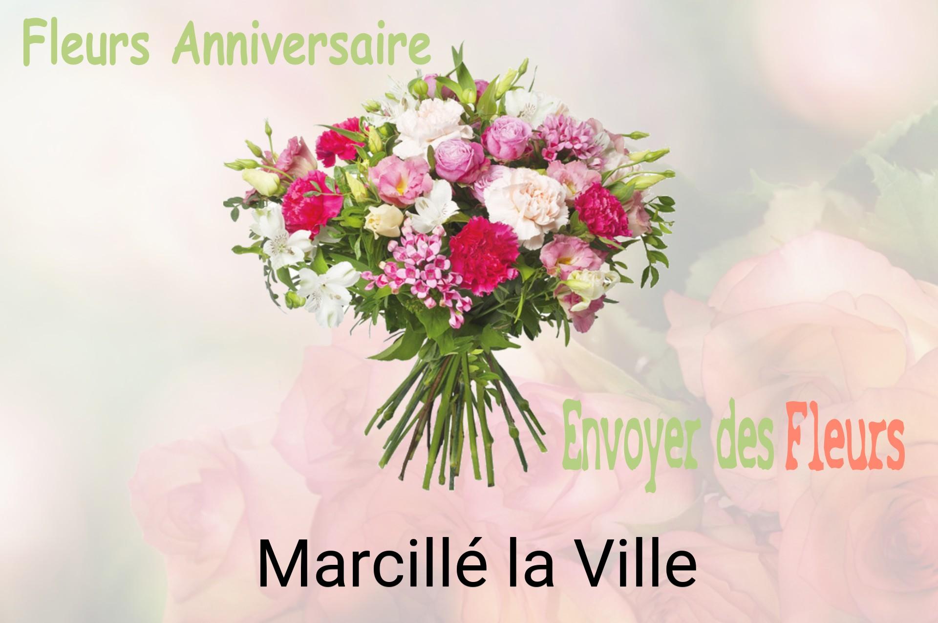 Bouquet de fleurs d’anniversaire livré à Marcillé-la-Ville