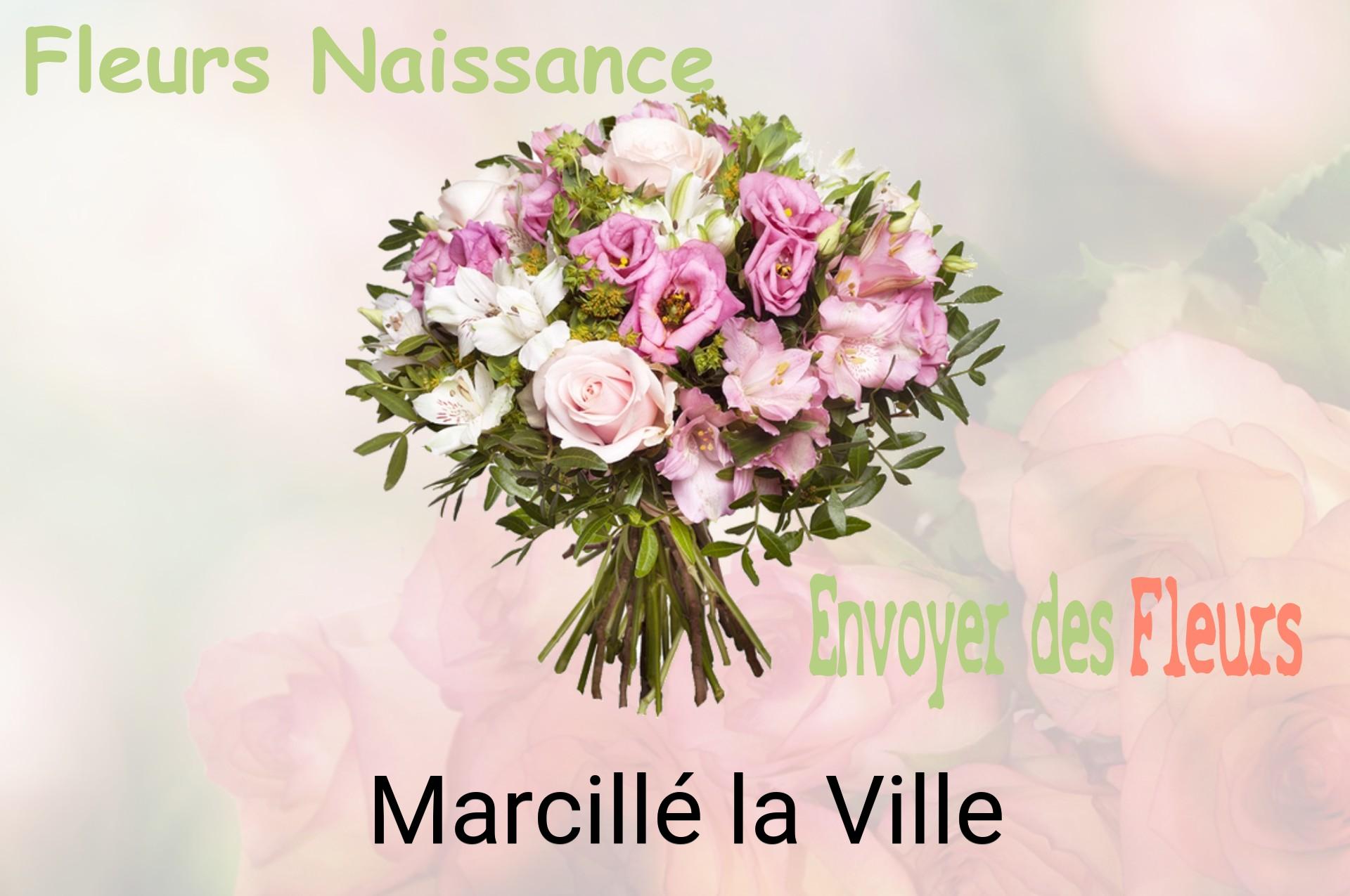 Bouquet de fleurs de naissance livré à Marcillé-la-Ville