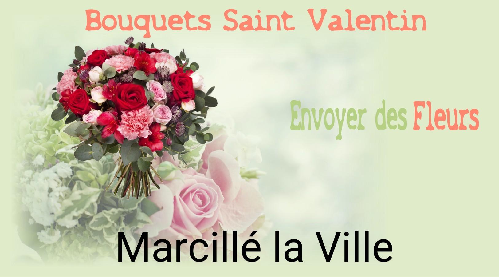 Roses de Saint-Valentin livrées à Marcillé-la-Ville
